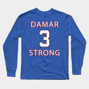 Damar Hamlin Strong #3 Long Sleeve T-Shirt